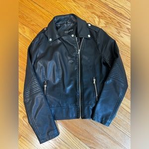 Guess Faux Leather Moto Jacket